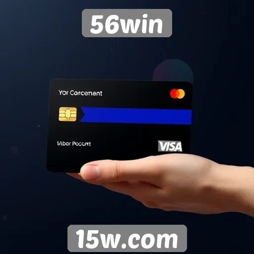 Opções de pagamento disponíveis no 56win